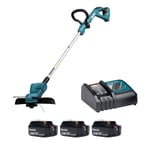 Makita DUR193RG-3 18v LXT Line Trimmer (3x6Ah)