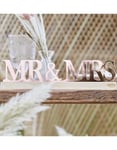 Mr & Mrs Treskilt 7,5x30 cm - Pampas