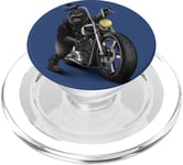 Gorilla Riding Chopper Moto PopSockets PopGrip pour MagSafe