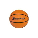 SPORT SIDE - Ballon Basket - Jeu de Ballon - Basketball - Ballon de Basket - Taille 7-046585 - Orange - Caoutchouc - 24 cm - Article de Sport