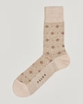 Falke Mosaic Linen/Cotton Sock Creme