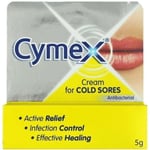 Cymex Antibacterial Cold Sore Cream 5g Active Relief Effective Healing