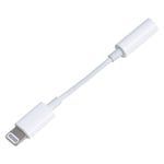 Adaptateur Jack 3.5mm vers Lightning Blanc Bigben - Neuf