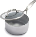 GreenPan Venice Pro Tri-Ply Stainless Steel Healthy Ceramic Non-Stick 16cm/1.5 