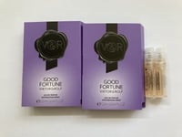 2 x GOOD FORTUNE - VIKTOR & ROLF - Eau De Parfum  1.2ml Spray