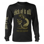 Sick Of It All Unisex Adult New York Hardcore Panther Long-Sleeved T-Shirt - XXL