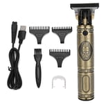 Hair Clippers, Electric Rechargeable Professional Stainless Steel Hair Trimmer, Sharp LED Indicator Light Carving Pattern Hair Cutting Kit for Barber Shop Home