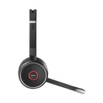 Jabra Evolve2 85 USB-A MS Stereo Wireless Headset in Black with Desk Stand