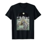 Catians King of the Cat digging a grave by moonlight T-Shirt