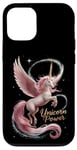 Coque pour iPhone 12/12 Pro Adorable licorne magique pour fille