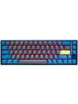 Ducky One 3 Daybreak SF 65% MX Black - ND - Gamingtastatur - Uten numpad - Nordisk - Blå