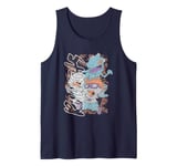 Rugrats Running From Reptar Tommy & Chuckie Retro Poster Tank Top