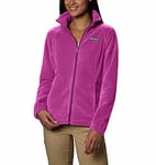 Columbia Benton Springs Classic Fit Full Zip Soft Fleece Veste à doublure polaire pour femme - Violet - X-Small