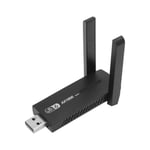 WiFi 6 -sovitin USB3.0 2,4GHZ - 5,0GHZ AX1800Mbps MU MIMO USB-verkkokortti PC-pöytätietokoneeseen