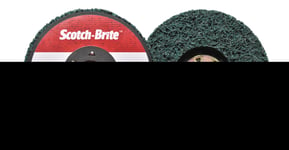 Scotch-brite™ clean & strip xt pro extra cut sliperondell, 115 mm x 22 mm, a xcrs, grønn