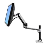 Ergotron LX Series Desk Mount LCD Arm Tall Pole. Maximum weight capacity: 11....