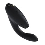 Womanizer Duo 1 Clitoral Sucking Vibrator for Women - Vibrating Sex Toy for Clitoral and G-spot Stimulation - Smart Silence - Rabbit Vibrator with 12 Intensity Levels - Waterproof - Black