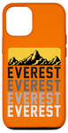 Coque pour iPhone 12/12 Pro High Peak Everest Mountain Expedition Cool Hiking Outfit