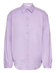 Arkadia Over D Blouse Tops Shirts Long-sleeved Purple Tamaris Apparel