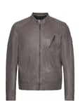 V Racer Jacket Black Grey Belstaff