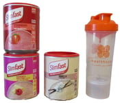 SLIMFAST KIT  - Vanilla, Raspberry/white Choc, Strawberry & Shaker