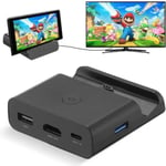 Adaptateur Pour Nintendo Switch - Remplacement De La Station D\Accueil Tv Portable Switch Dock Pour Nintendo Switch.