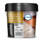 JOVIRA PINTURAS Peinture Anti-Infiltrations Fibrée pour la réparation et étanchéité de toitures. Peinture élastique imperméable anti-fuites & anti-fissures. (4 Litres, Blanc)