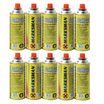 8x Butane Gas Bottles Canisters For Portable Stoves Cookers Heaters Blow Torch