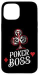 iPhone 15 Poker Cards Vintage Poker Boss Case