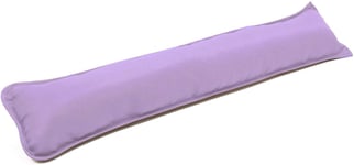 AmigoZone Plain Fabric Draught Excluder Decorative Door or Window Draft Guard, Energy Saver (Set of 1, Lilac)