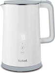 Tefal KO6931 Sense Bouilloire | Capacité 1,5 l | Affichage numérique | 5 niveaux de température | Socle à 360° | Indicateur de niveau d'eau | Filtre anti-calcaire amovible | Fonction de maintien au