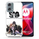 Cokitec Coque Renforcée pour Motorola G24 4G Manga SAO Sword Art Online Blanc