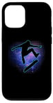 Coque pour iPhone 13 Vintage SK8 Color Splash pour patineur et skateboard enfants