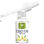 Healthspan CBD Oil Drops 260mg, 2.75% High Strength, Peppermint Flavour, Vegan 