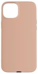 Coque pour iPhone 15 Plus Couleur rose poudré simple