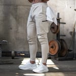 HINK WoMan Pants Casual,Men's Fitness Slim-Fit Stretch Calf Pants Sports Workwear Running Pants Training White Pants For Valentine'S Day Easter