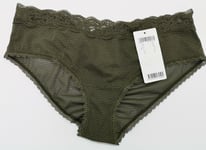 Passionata P57040 Brooklyn Slip Khaki M - New with Tags