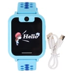 Montre Connect&eacute;E Pour Enfants, Gsm 2g, &eacute;Tanche, T&eacute;L&eacute;Phone Portable, &eacute;Cran Tactile Hd 1,54 Pouces, Avec Appels T&eacute;L&eacute;Phoniques, Alarmes Sos, Calculatrice De Cam&eacute;Ra