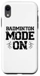 Coque pour iPhone XR Serve Smash And Conquer - Raquette de volant de badminton