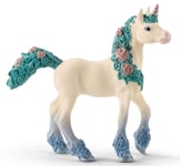 SCHLEICH - Figurine de l'univers BAYALA - Poulain de licorne aux fleurs -  - ...