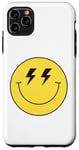 Coque pour iPhone 11 Pro Max Yeux lumineux jaunes des années 70 souriant souriant