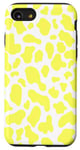 Coque pour iPhone SE (2020) / 7 / 8 motif imprimé vache jaune - Motif vache coeur jaune femme