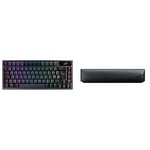 ASUS ROG Azoth 75% Wireless DIY Custom Gaming Keyboard, OLED display, Gasket-Mount & ROG Gaming Wrist Rest with Soft-Foam Cushioning for Ergonomic Comfort