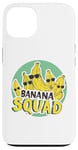 Coque pour iPhone 13 Banana Squad Lunettes de soleil amusantes assorties Motif fruits