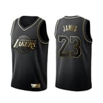 NBA Lakers LeBron James broderad baskettröja M