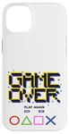 Coque pour iPhone 14 Plus Game Over Vintage Retro Jeux Vidéo Gaming