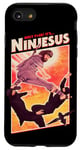 iPhone SE (2020) / 7 / 8 It's Ninjesus 80s Action Movie Atheist Christian Ninja Jesus Case