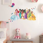 ROOMMATES RMK5330GM Disney Princess Flowers and Friends Giant Autocollants muraux à décoller et à Coller, Rouge, Orange, Jaune, Vert, Bleu, Violet, Noir, Marron, Rose