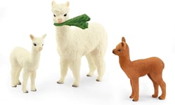 SCHLEICH - Famille D'alpagas de l'univers des animaux sauvages -  - SHL42544