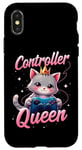 iPhone X/XS Controller Queen Cute Gamer Cat Design- Gaming Cat Lovers Case